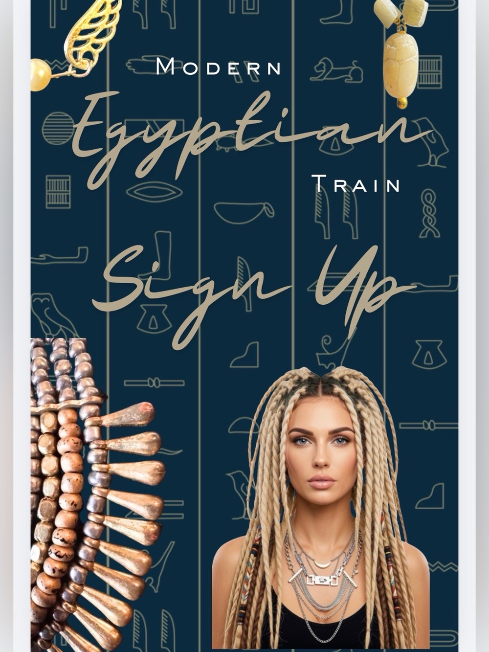 Modern Egyptian Jewerly Train Sign Up